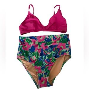 J. CREW two piece bathing suit